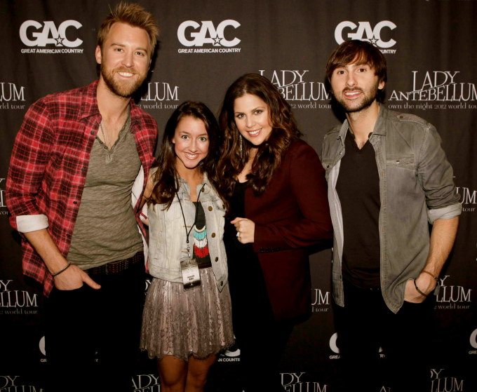 Performed with Lady Antebellum at the American Country Music Awards